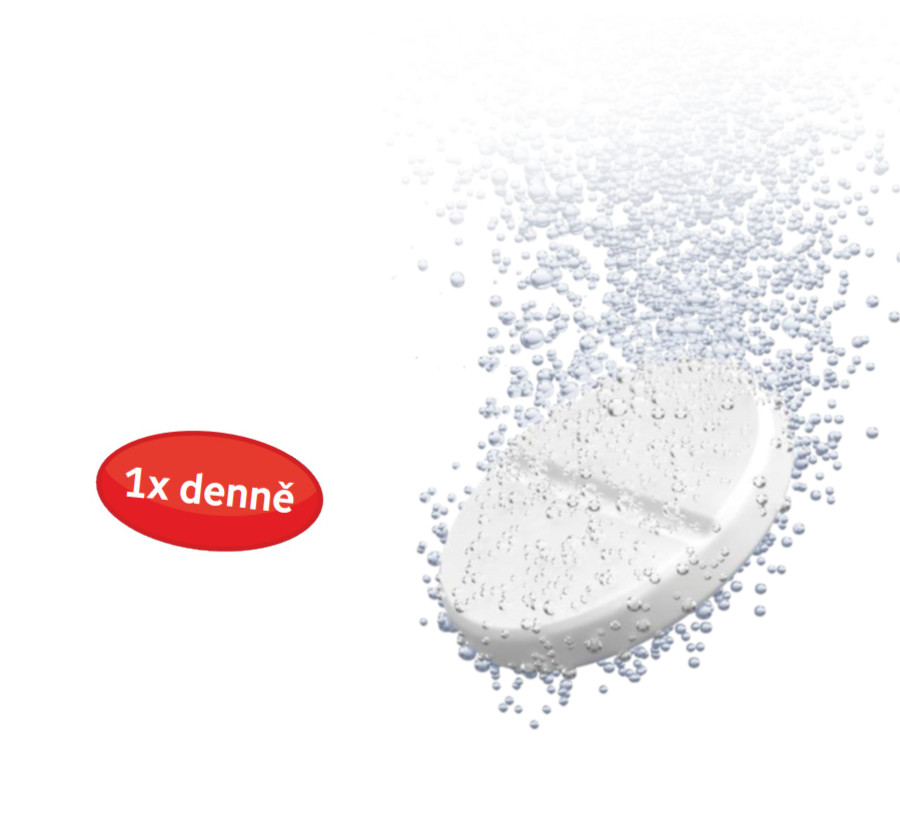 šumivá tableta na kašel, vlhký kašel, acc long šumivá tableta