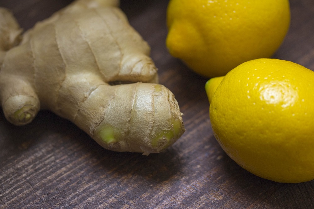 zázvor citron vitamin c