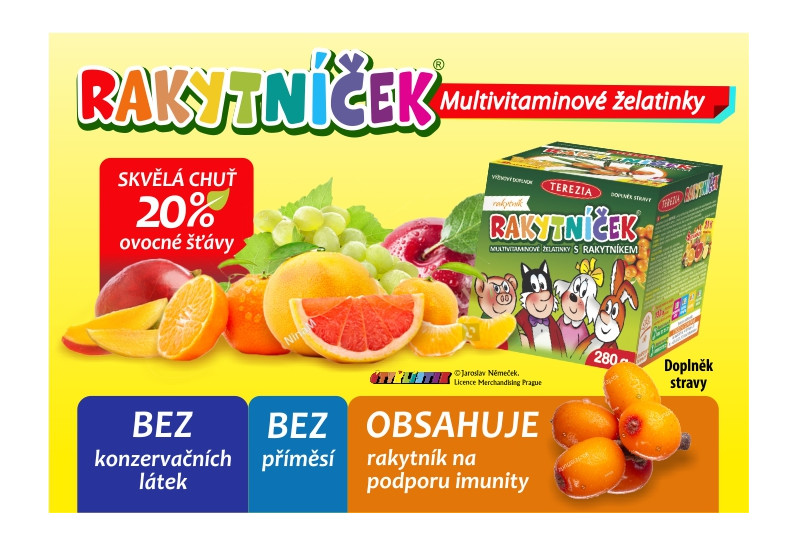 rakytníček multivitaminové želatinky