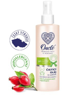 čisticí ochranný olej na dětský zadeček