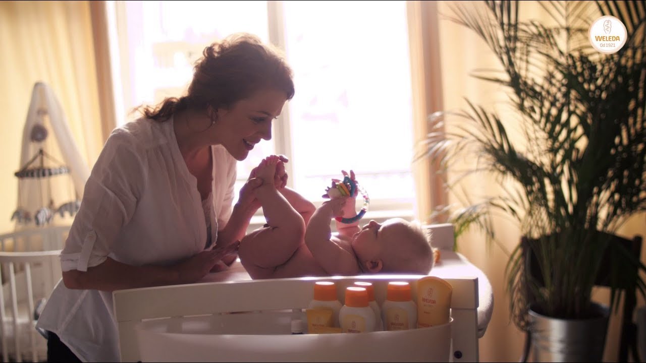 weleda , měsíček lékařský , regenerace , citlivá pleť dětská kosmetika