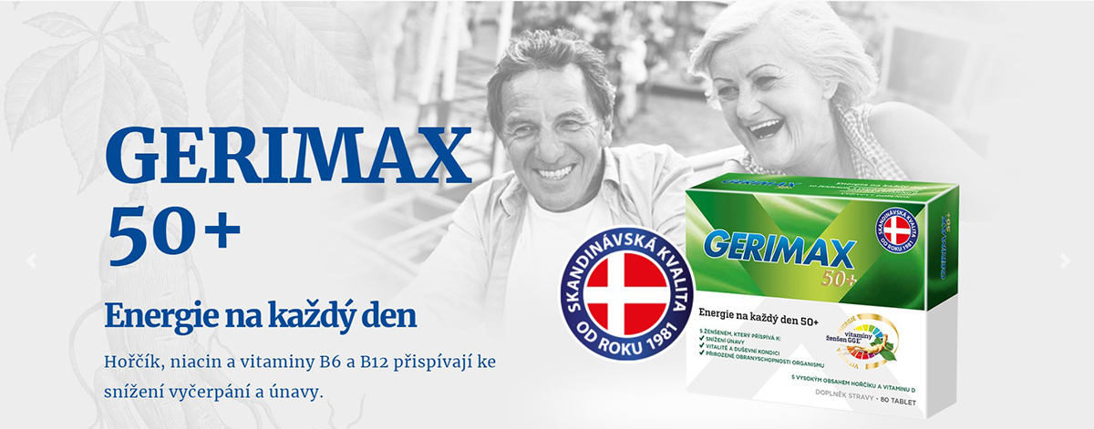gerimax 50+ ženšen