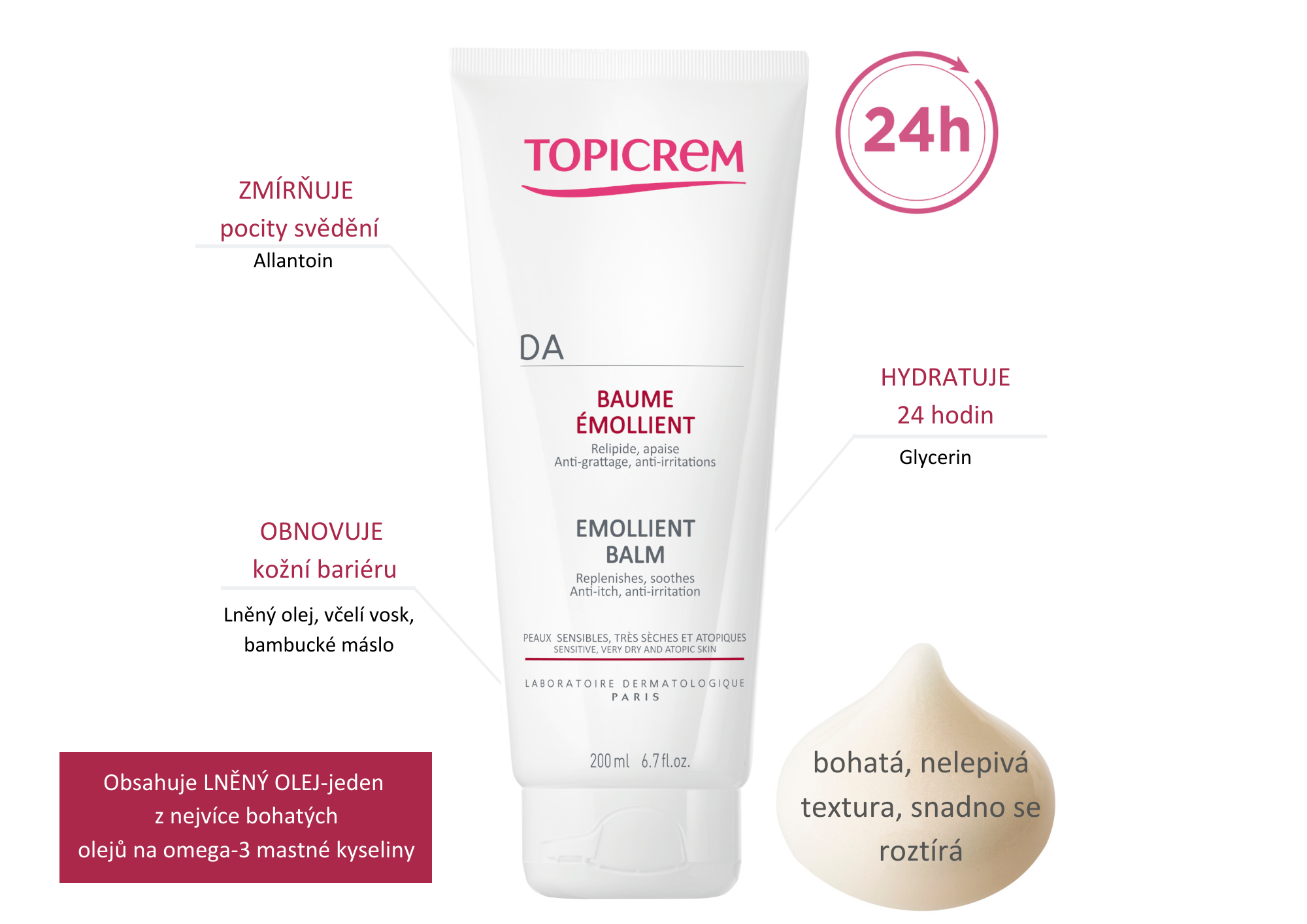 Topicrem AD Zvláčňující balzám