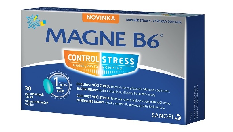 magne b6 control stress , horčík a stres