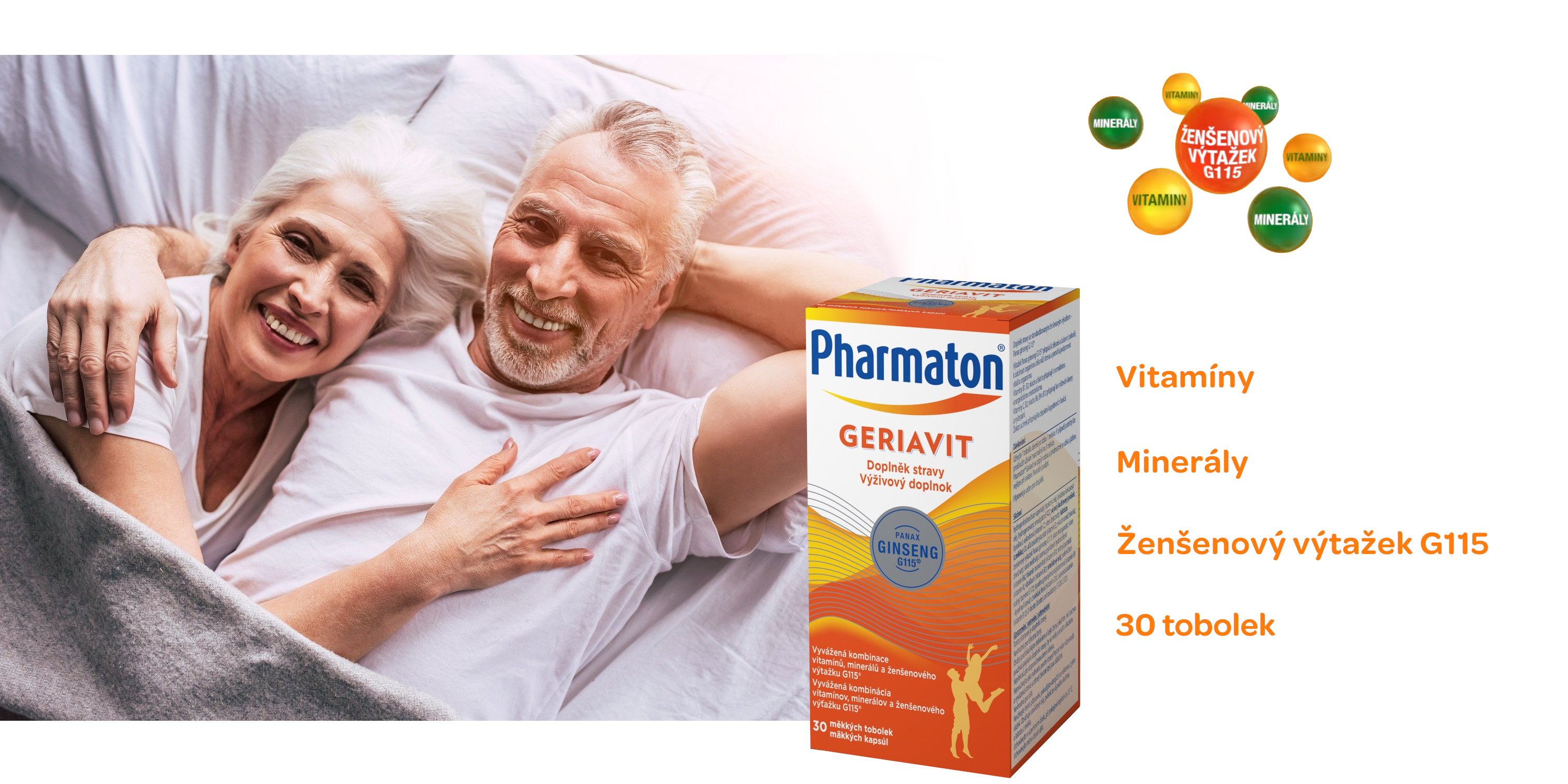 Pharmaton® Geriavit 30 měkkých tobolek