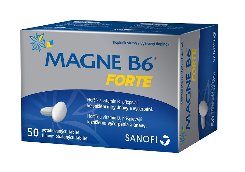 magne b6 doplnenie horčíku, magne b6 forte