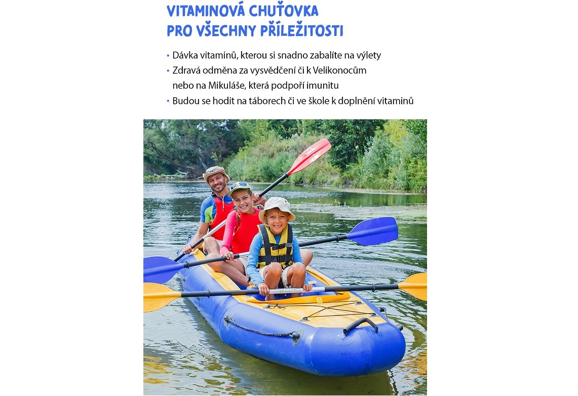 chutné vitamíny pro děti, rakytníček