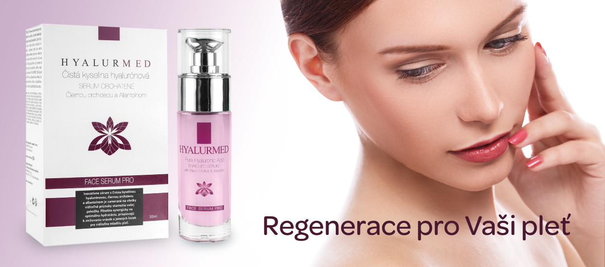hyalurmed face serum pro hydratace pleť regenerace kyselina hyaluronová