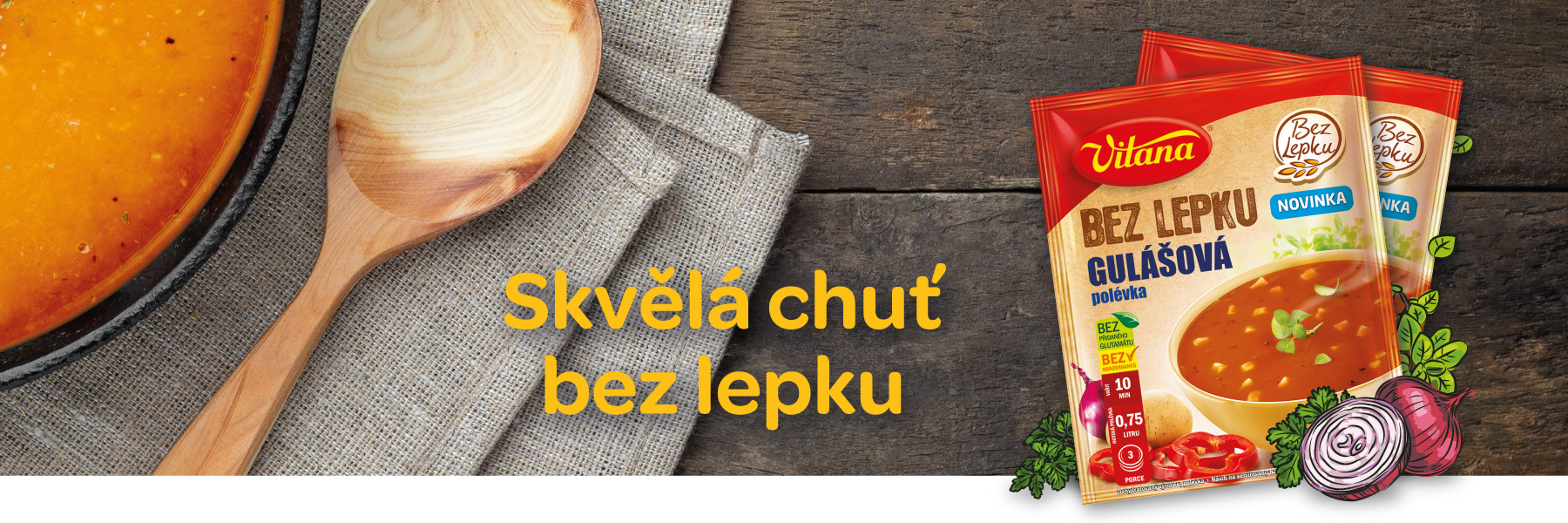 gulášová polévka 60g bez lepku