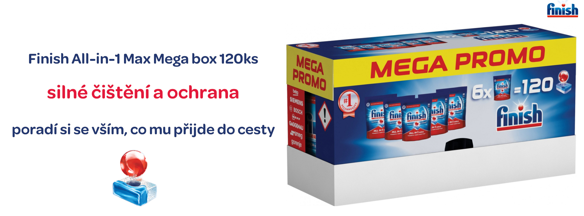 Finish All-in-1 Max Mega box 120ks