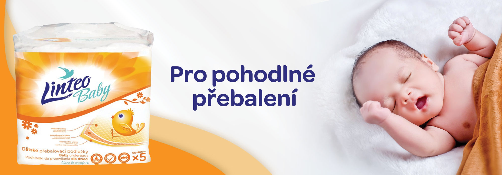 linteo baby, přebalovací podložky, maximální absorbce