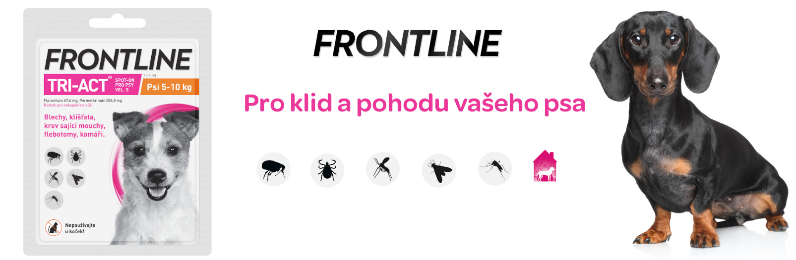 Frontline Tri-Act psi 5-10kg spot-on 1x1 pipeta