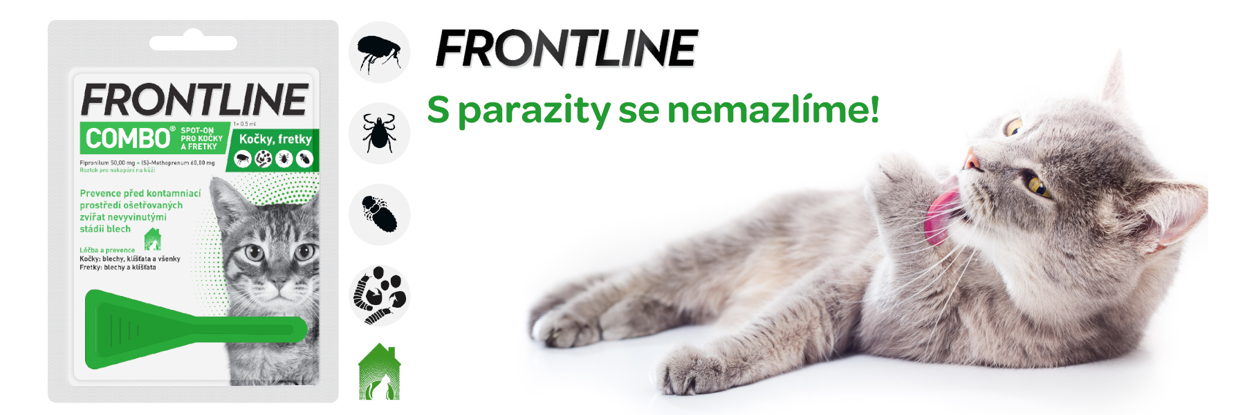 Frontline Combo Spot-on cat roztok 1x0.5ml