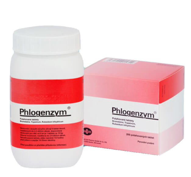 Phlogenzym pusobeni