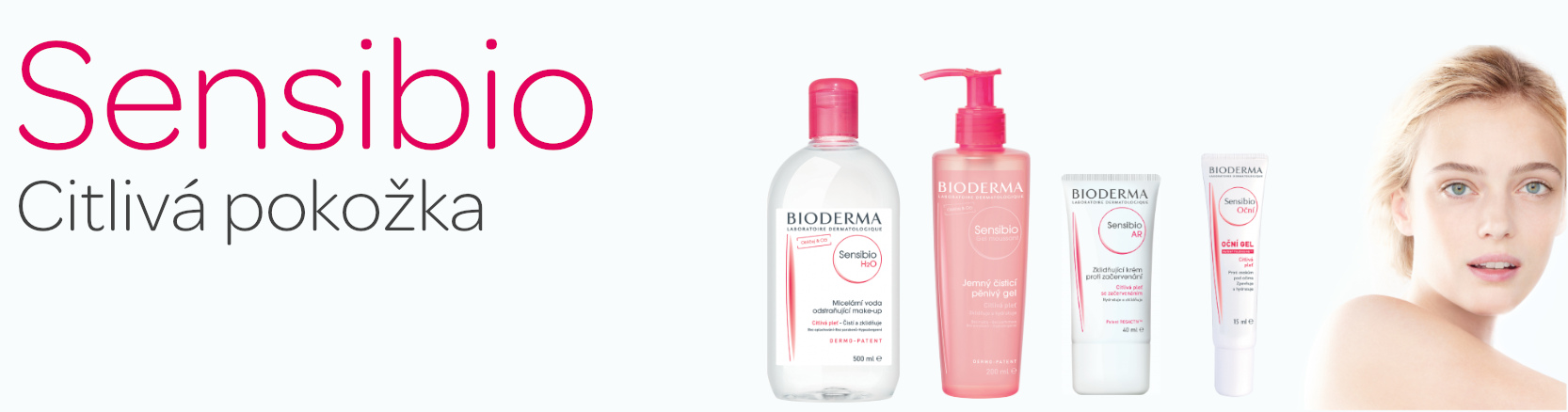 Bioderma senzibio, citlivá pokožka