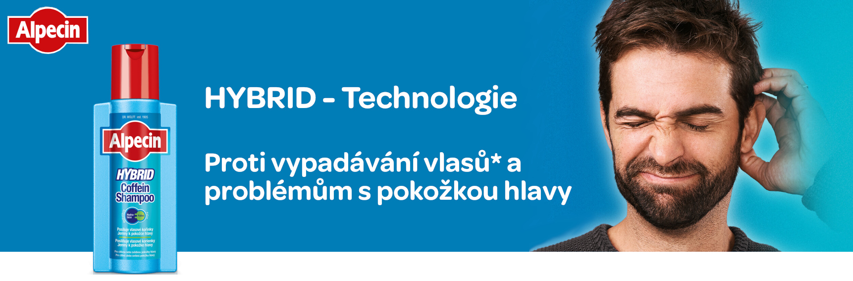 Alpecin Hybrid Kofeinový šampon