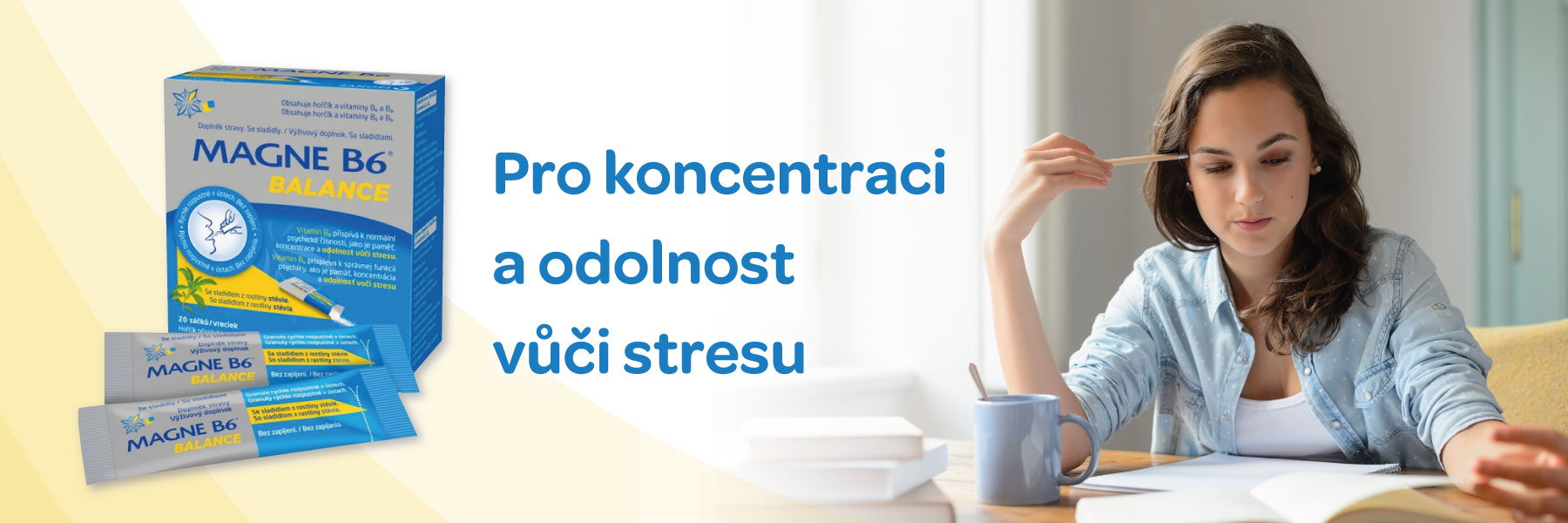 pro koncentraci a odolnost vůči stresu