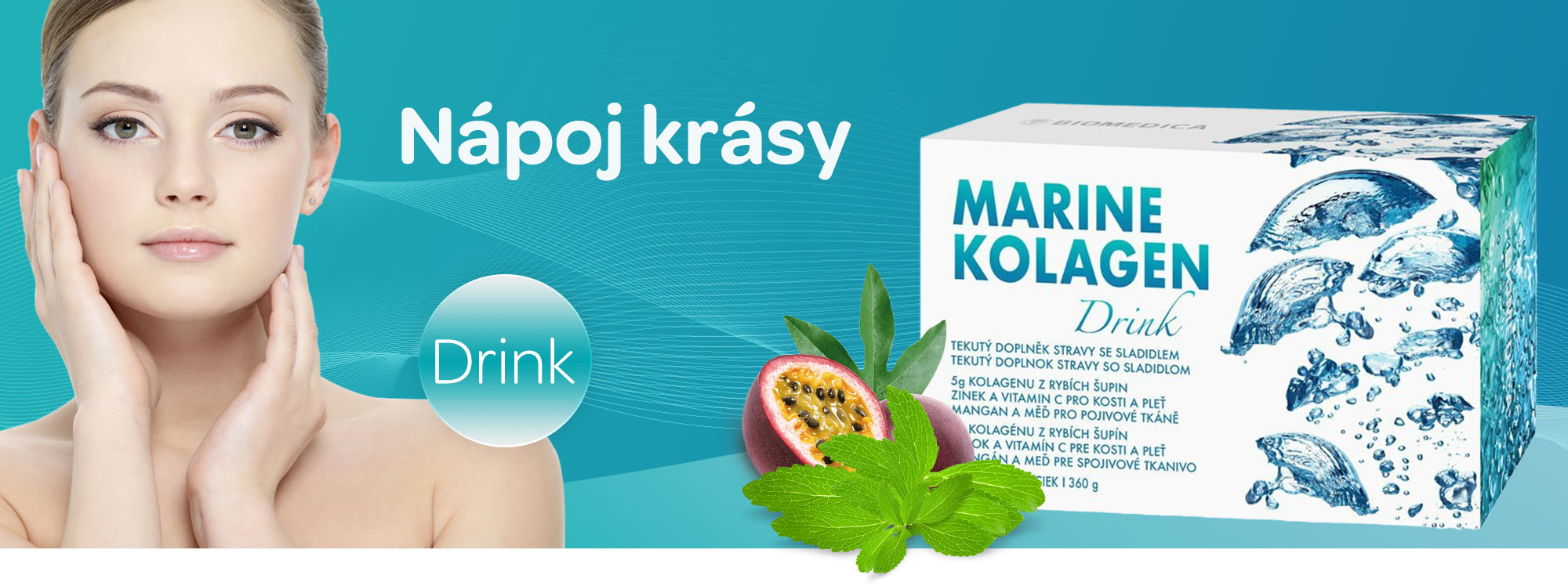 Biomedica, Marine kolagen, přírodní rybí kolagen, pro zdravé kosti a pleť