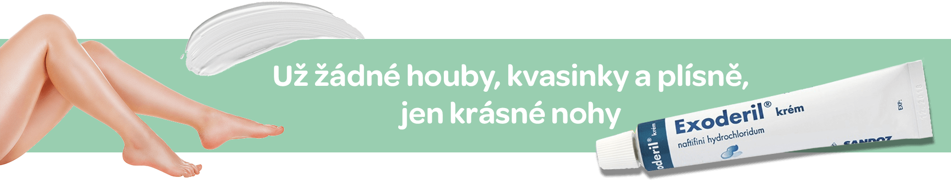 EXODERIL, plísně nohou