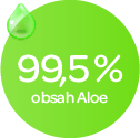 Vysoký obsah Aloe Vera