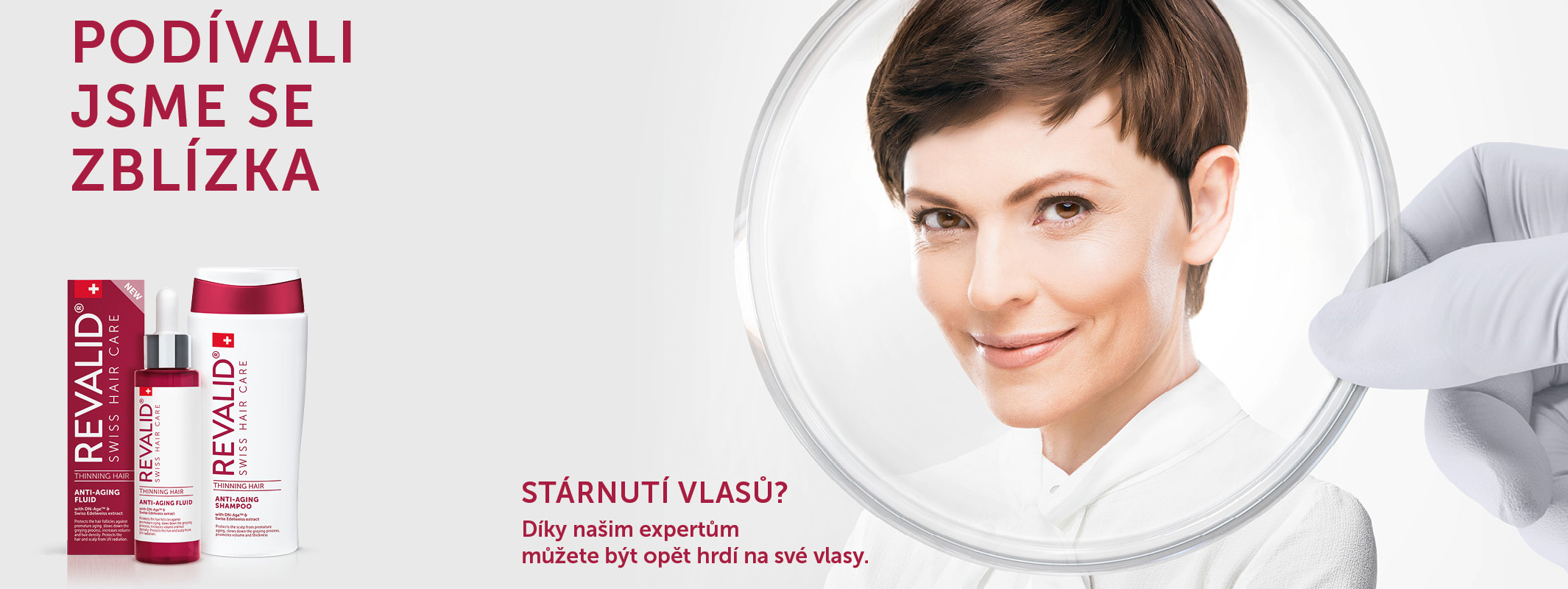 Revalid, produkty pro stárnutí vlasů