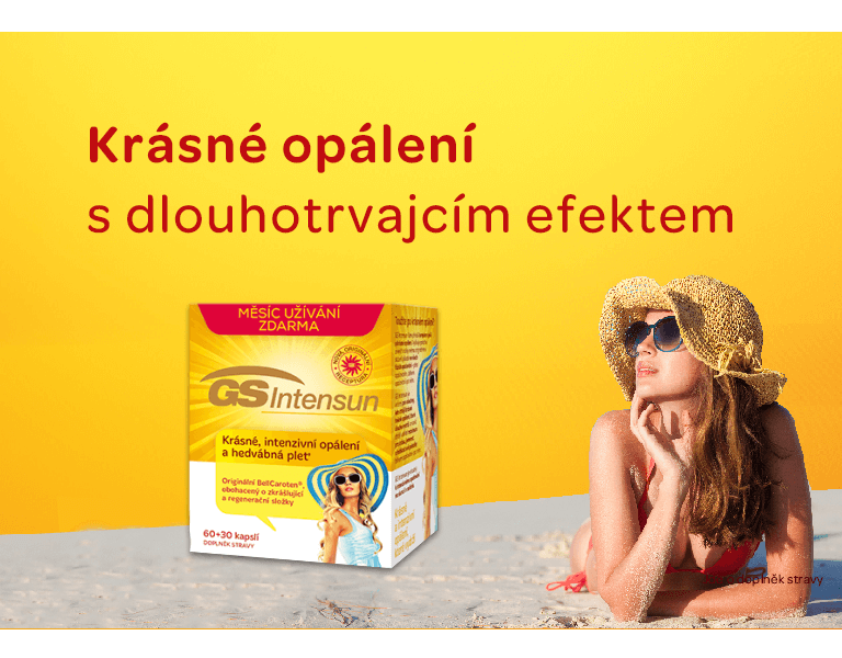 GS Intensun, opalování, regenerace pokožky