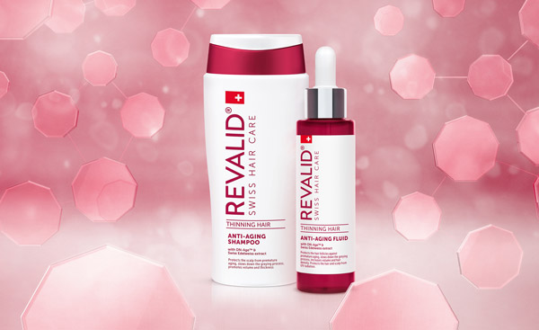 Revalid Anti-Aging Shampoo. objem, hustota, chrání před negativními vlivy