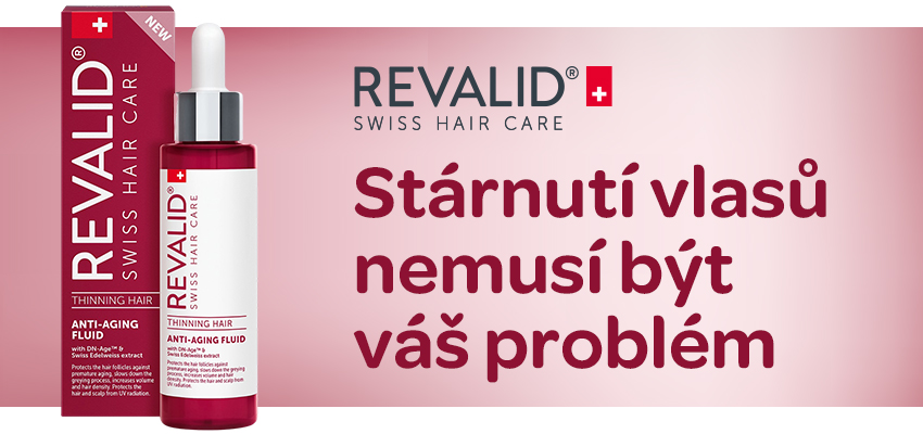 Revalid, Anti-aging Fuid, Chrání vlasy a pokožku hlavy před negativními vlivy