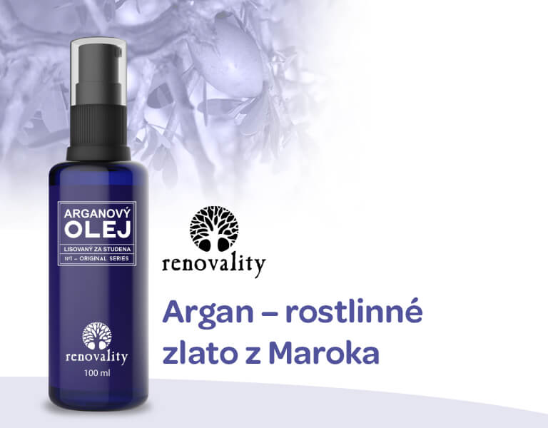 arganový olej banner
