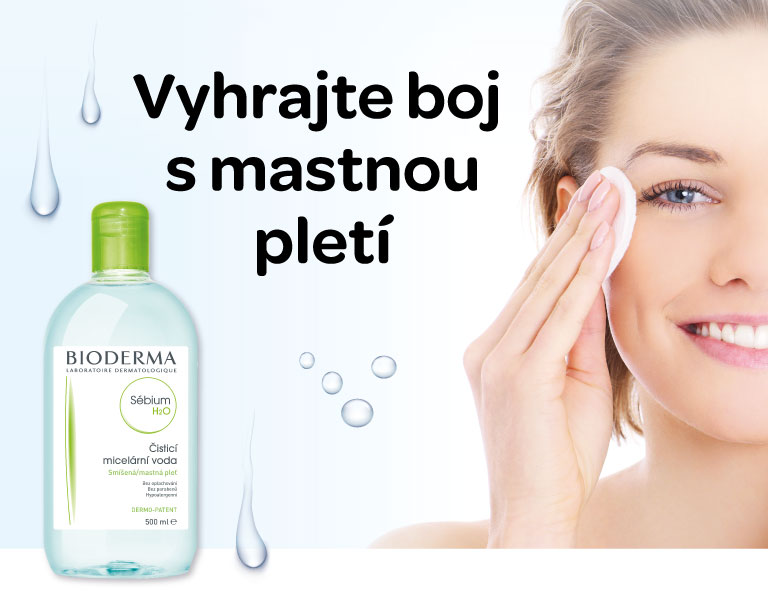 čištění pleti micelární voda mastná a smíšená pleť