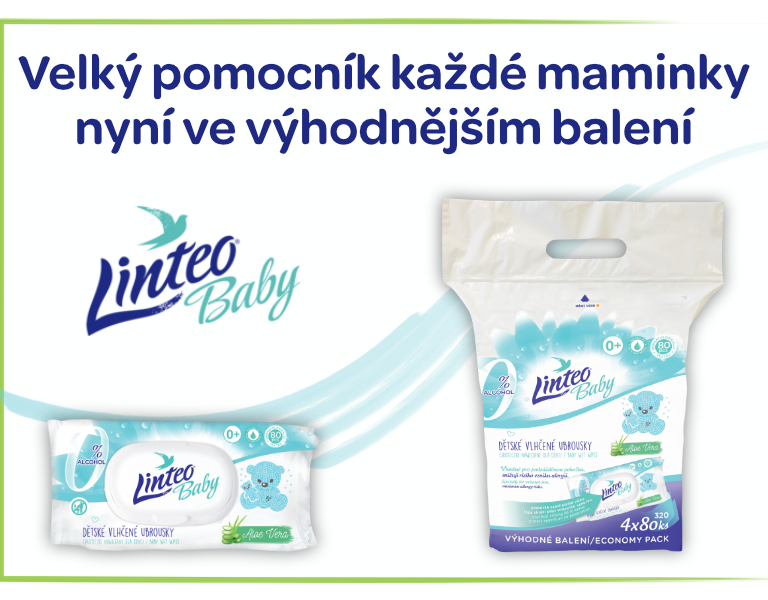 Linteo Baby vlhčené ubrousky