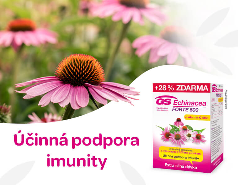 GS Echinacea Forte 600 70+20 tablet, banner