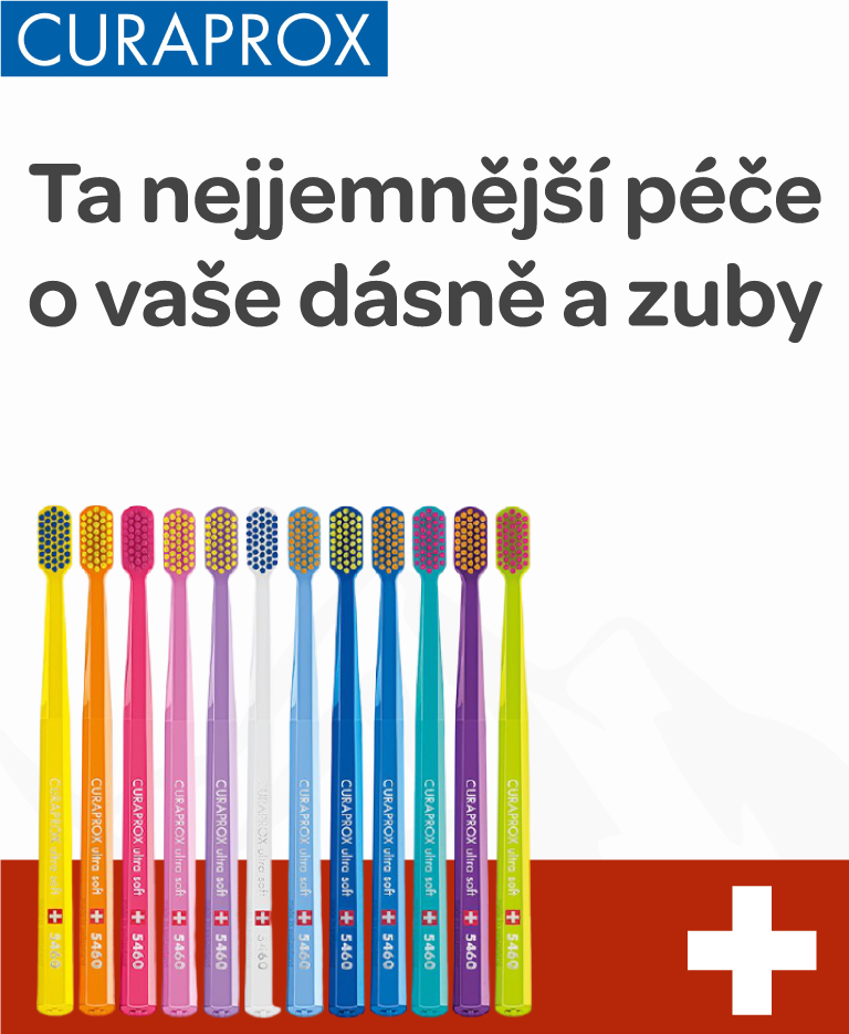 CURAPROX, 5460 CS, extra jemný kartáček, jemná vlákna CUREN