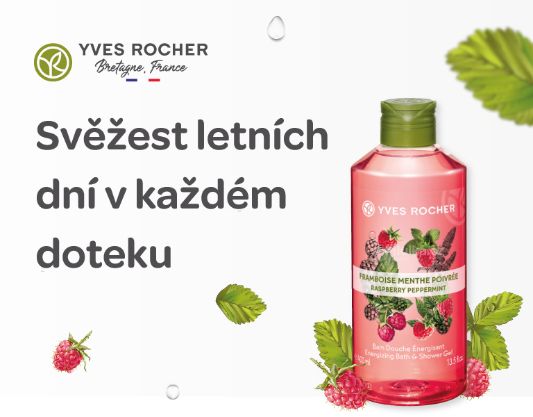 yves rocher malina a máta