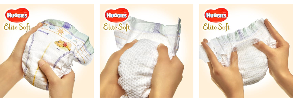 Huggies Jednorázové pleny Elite Soft 3-5kg