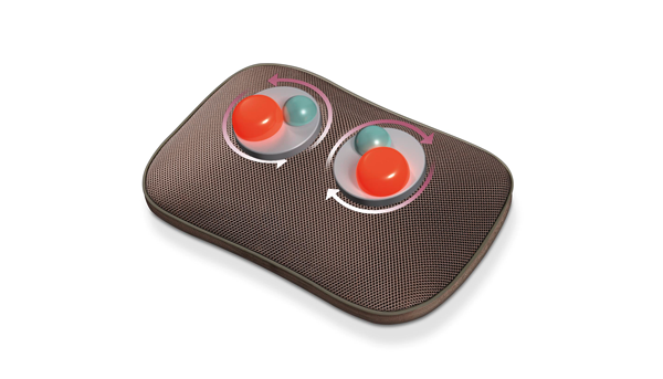 Masážní polštářek, BAURER, MG 147, Shiatsu masáž, funkce zahřívání, masáž zad, nohou, šíje