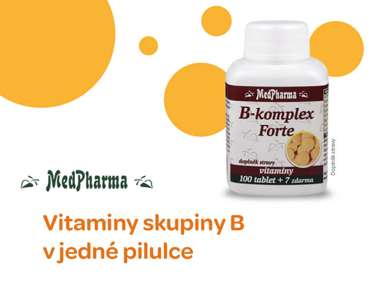 MedPharma B-komplex Forte 107 tablet, banner