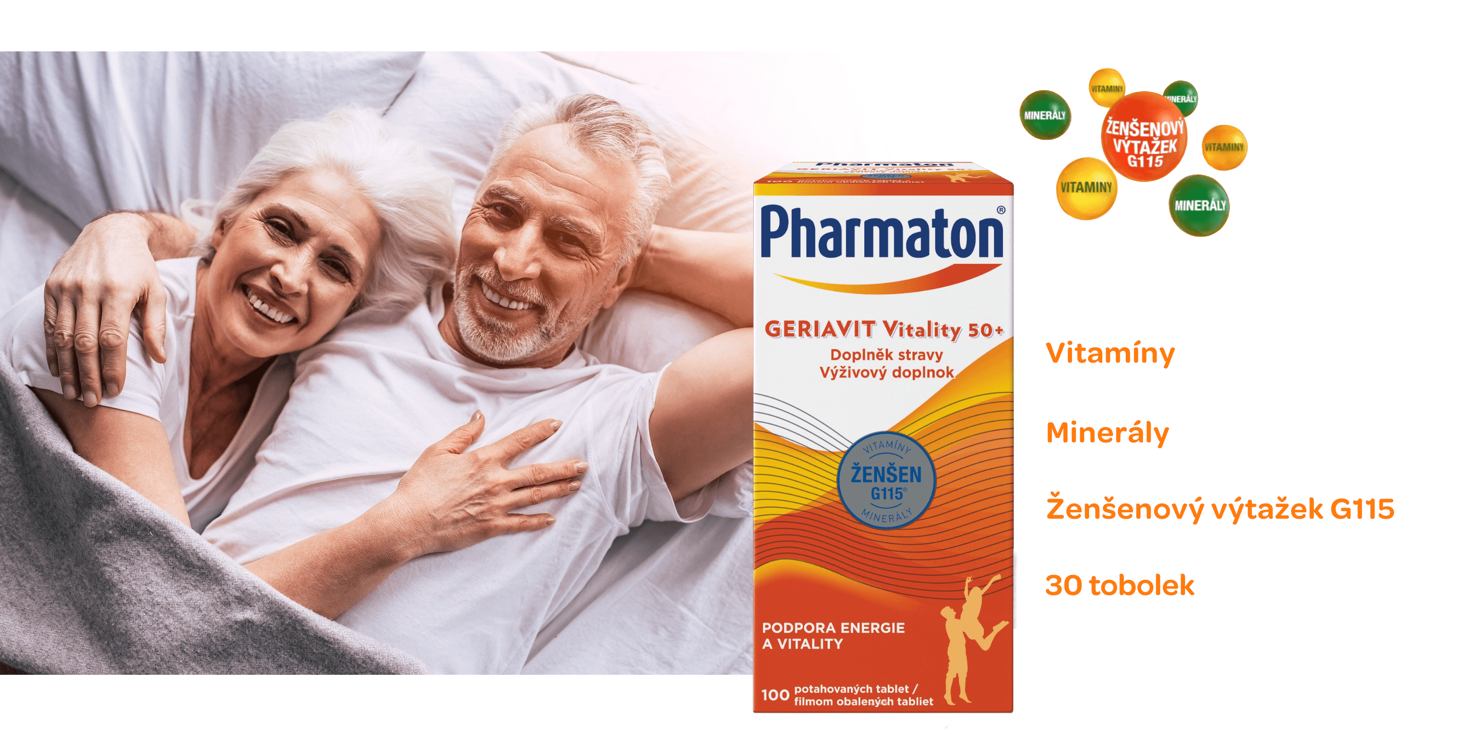 Pharmaton® Geriavit 100 měkkých tobolek