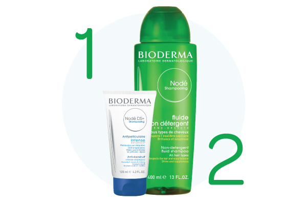 BIODERMA Nodé DS+ Vlasový šampon, lupy, rutina pro lupy a svědivou pokožku hlavy