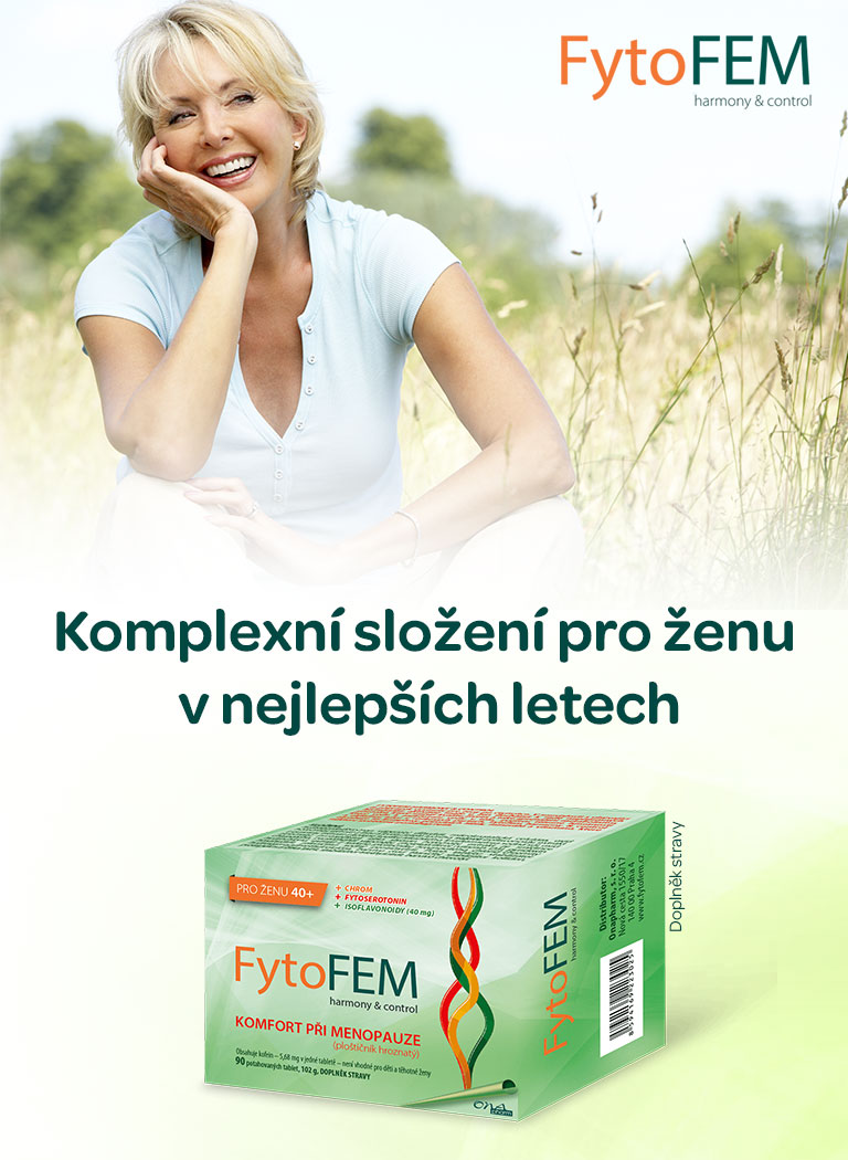 Fytofem Harmony, doplněk stravy, pro ženy po 40., zmírnění příznaků menoupauzy