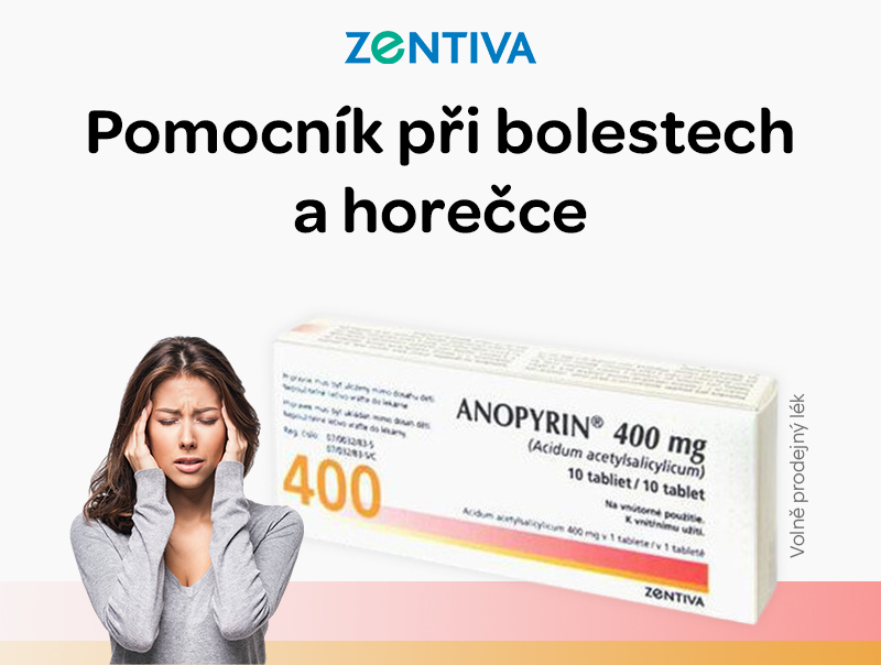 Anopyrin 400mg, zentiva, bolest a horečka