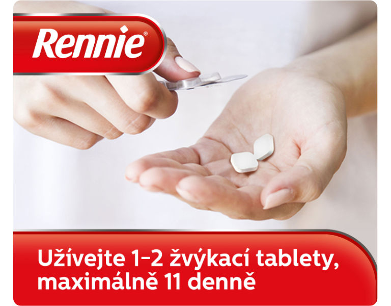 Rennie Žvýkací tablety