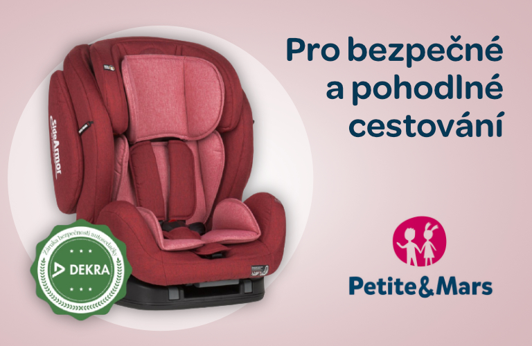 Petite&Mars Autosedačka Prime II Isofix Grey 9-36kg