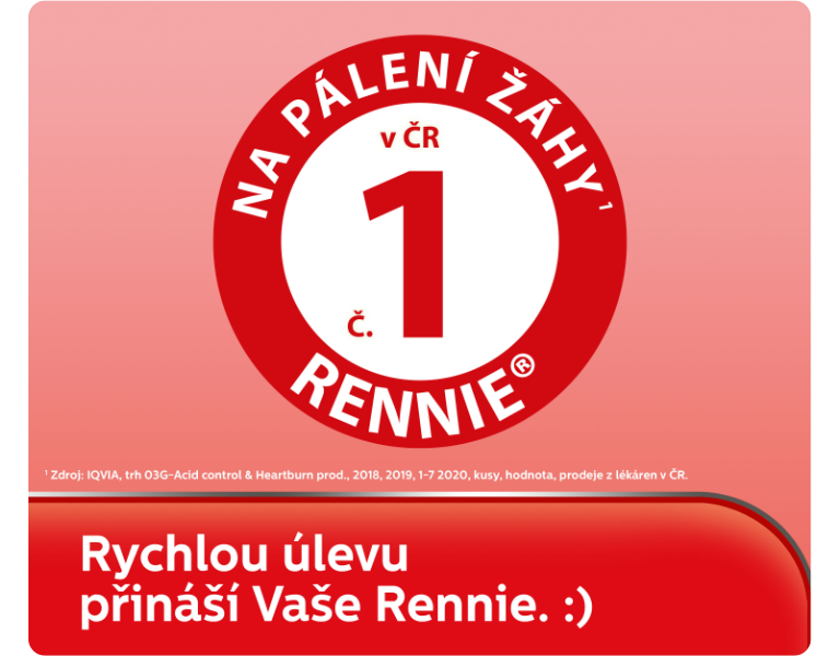 Rennie Žvýkací tablety