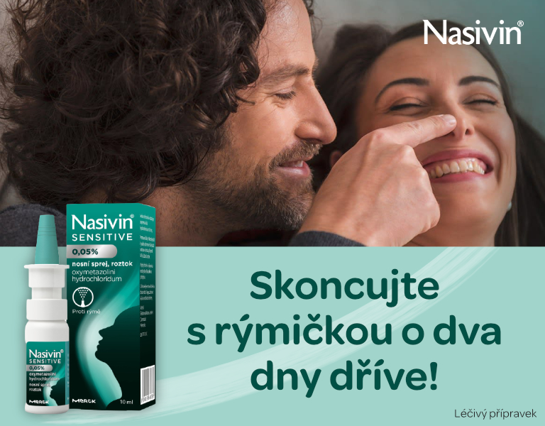Nasivin® Sensitive 0,5 mg/ml nosní sprej, roztok 10ml