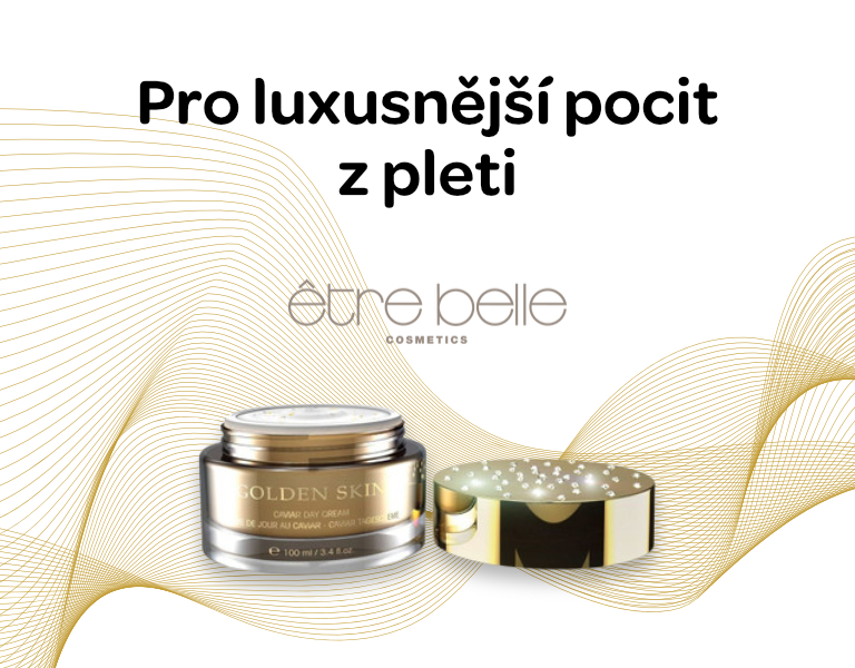 être belle Golden Skin Caviar noční krém Swarovski limited