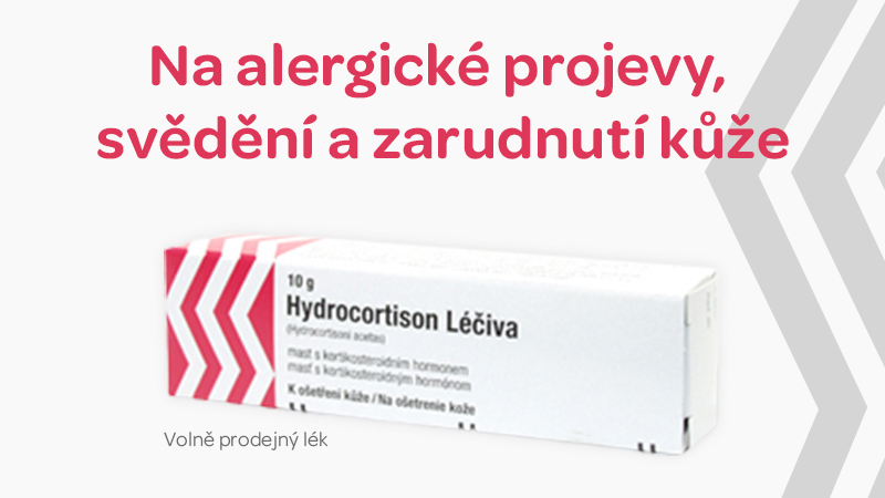 Zentiva, Hydrocortison, mast, ekzém, popálená pokožka