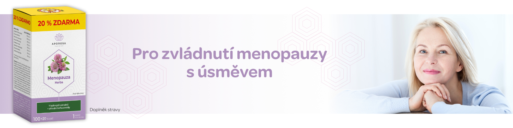 Aporosa Menopauza Herba, 100+20 kapslí