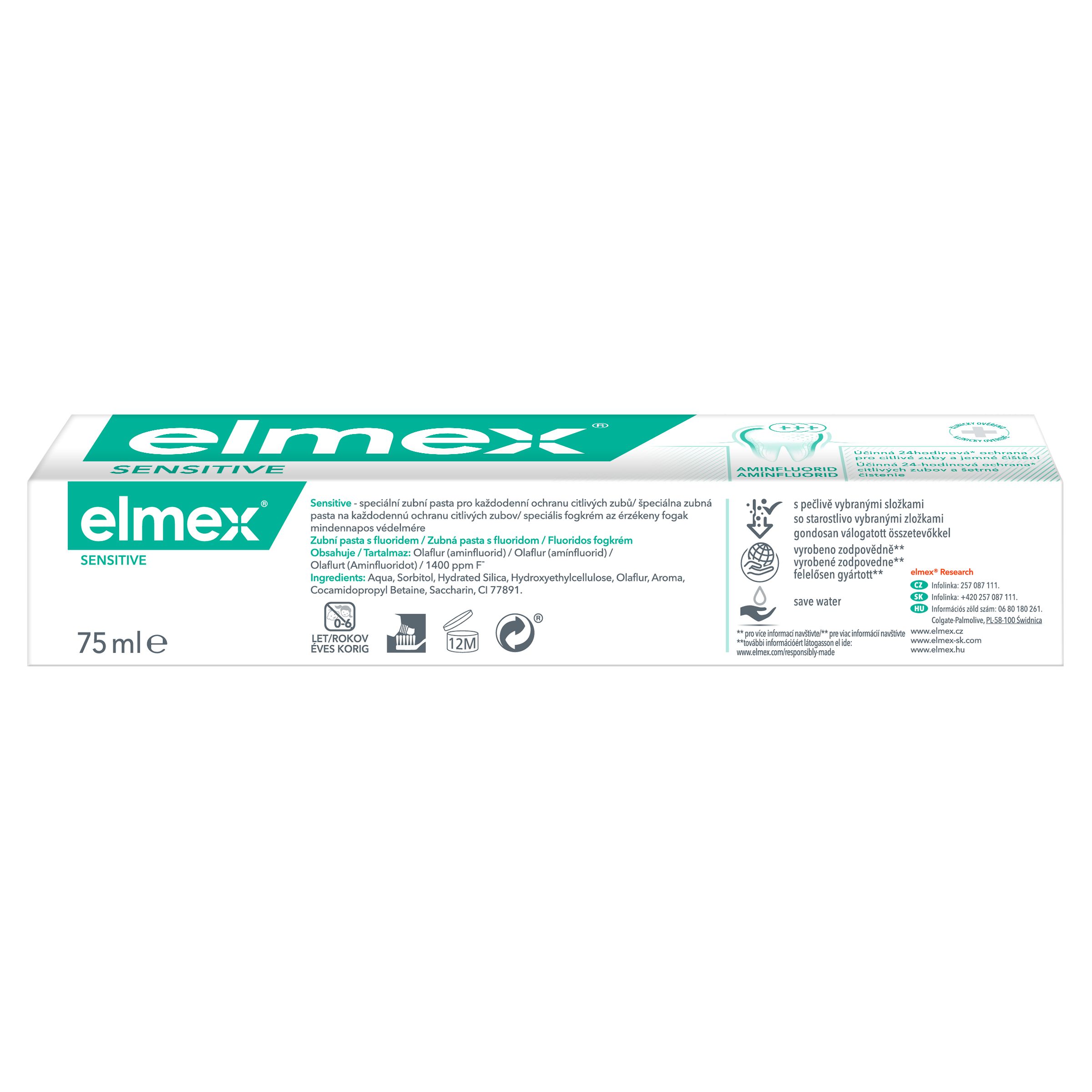 elmex Sensitive zubní pasta 75ml