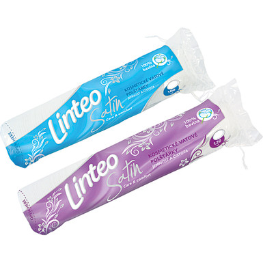 Kosmetické tampóny odlič. Linteo Satin 100ks
